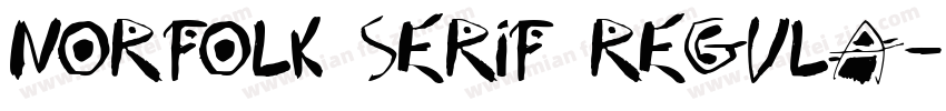 Norfolk Serif Regula字体转换